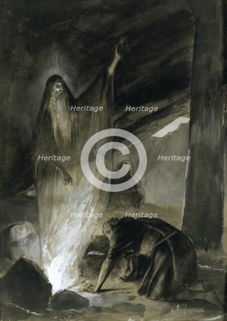 'Astrologue', late 19th/early 20th century. Artist: Georges Antoine Rochegrosse