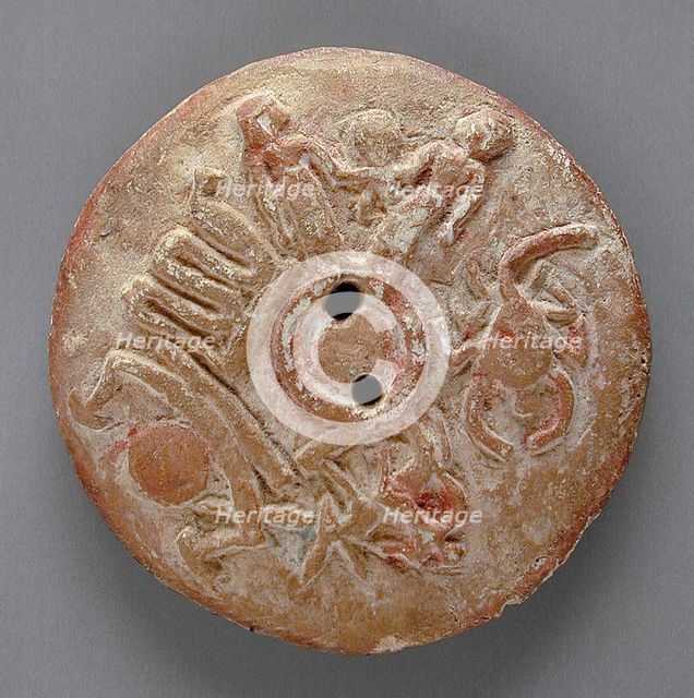 Astrological Disc (image 1 of 3), 30th Dynasty-Ptolemaic Period (332-31 BCE). Creator: Unknown.