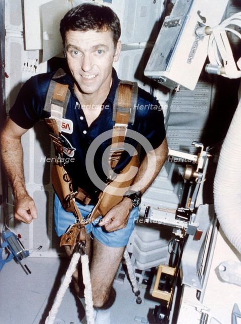 Astronaut Joe Engle, second Space Shuttle flight, November 1981. Creator: NASA.