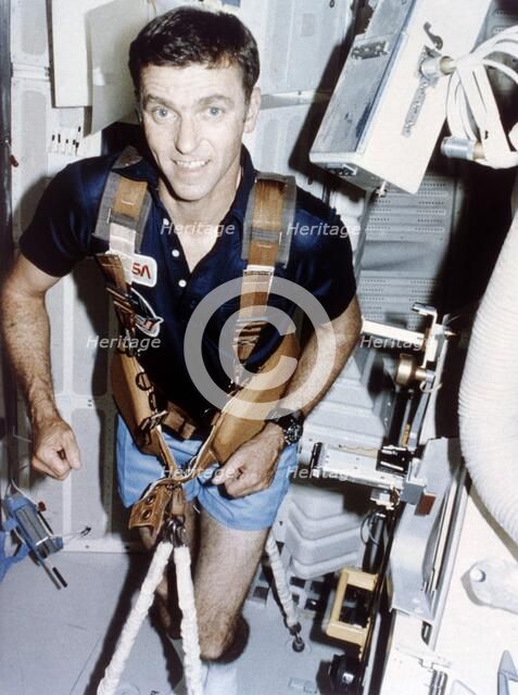 Astronaut Joe Engle, second Space Shuttle flight, November 1981. Creator: NASA.