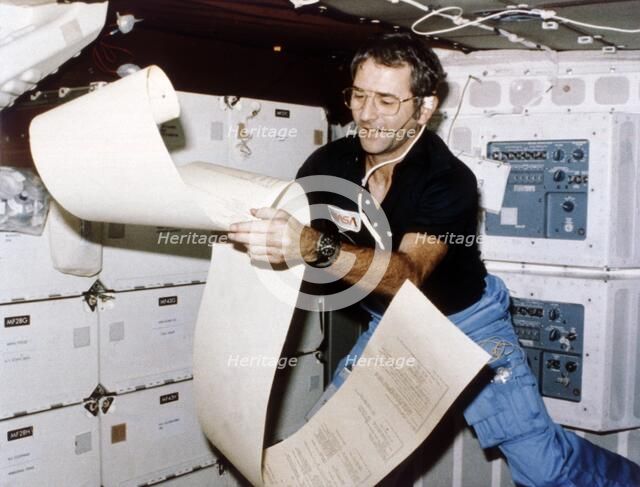 Astronaut Richard Truly, second Space Shuttle flight, November 1981. Creator: NASA.