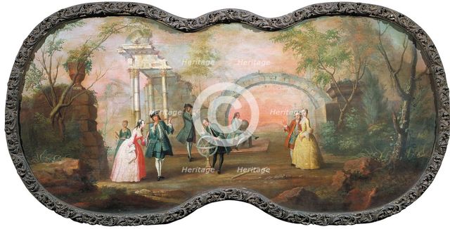 Astronomy, 1754. Artist: Sukhodolsky, Boris Vasilyevich (active Mid of 18th cen.)