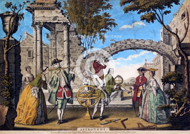'Astronomy', c1750. Creator: Richard Houston.