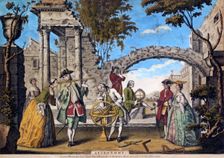 Astronomy c1750. Creator: Richard Houston