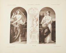 Astronomy. Geography. From "Allegories and Emblems" by M. Gerlach, 1882. Creator: Klimt; Gustav (1862-1918)