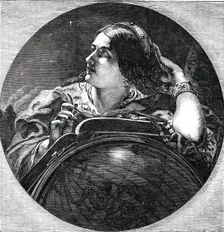 Astronomy - painted by J. Sant, 1850. Creator: Unknown