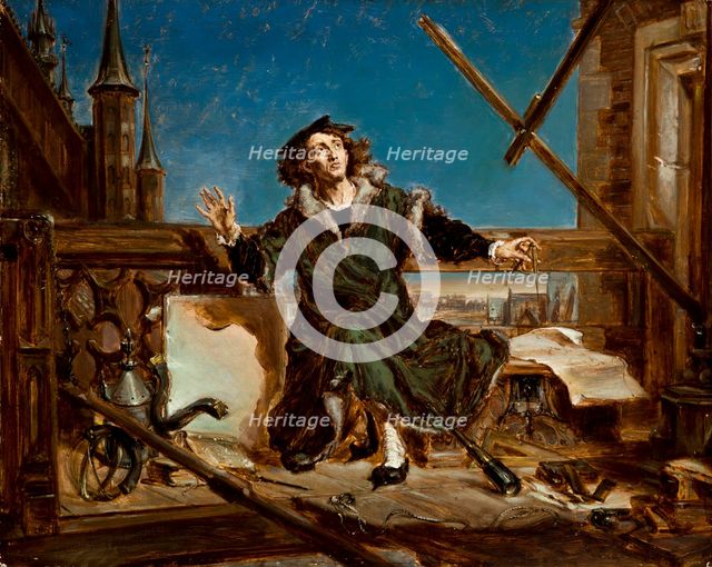 Astronomer Copernicus, or Conversation with God, 1871. Creator: Matejko, Jan Alojzy (1838-1893).