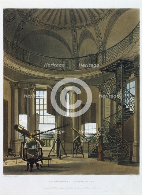 Astronomical Observatory, 1814. Creator: James Black.