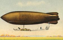 Astra Adjutant Reau airship, 1911, (1932). Creator: Unknown