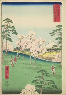 Asuka Hill in the Eastern Capital (Toto Asukayama), from the series "Thirty-six Views..., 1858. Creator: Ando Hiroshige