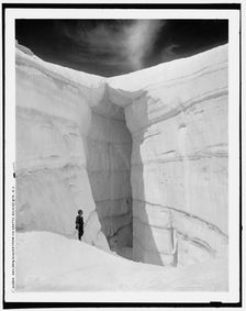 Asulkan Glacier from ice grotto, Selkirk Mts., B.C., c1902. Creator: Unknown