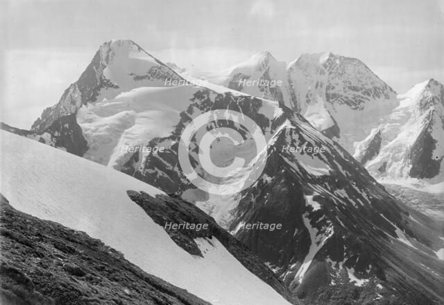 Asulkan Glacier from Mount Abbott, Selkirk Mts., British Columbia, between 1900 and 1910. Creator: Unknown.