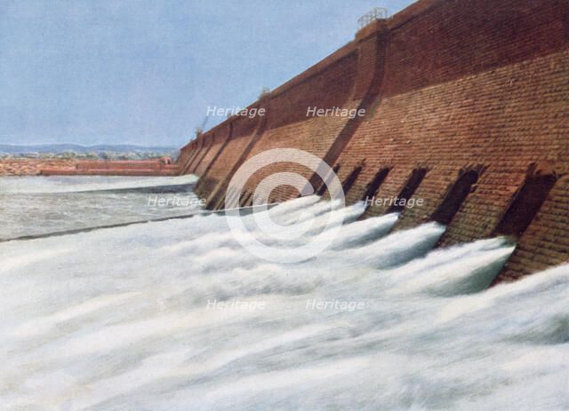 Aswan Dam, Egypt, 20th century. Artist: Unknown