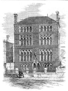 Asylum for the Blind at Brighton, opened on Tuesday, 1861. Creator: Unknown