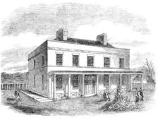 Asylum for the Temporary Reception of Insane Soldiers, at Fort Pitt, Chatham, 1857. Creator: Unknown