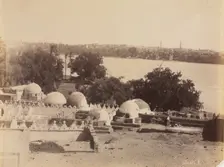 Asyut, View from the Mountain, c. 1870s -1880. Creator: Antonio Beato (British, c. 1825-1903)