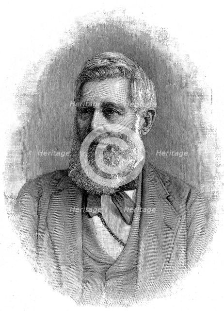 Asa Gray, American botanist, 1888. Artist: Unknown