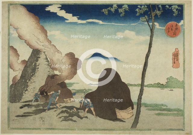 Asakusa Imado, from the series "Famous Places in the Eastern Capital (Toto Meisho)", c. 1832/33. Creator: Utagawa Kuniyoshi.