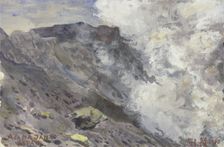 Asamajama, volcano in Japan, July 29, 1900. Creator: Fritz Hauck