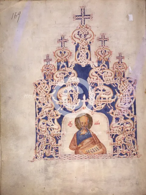 Asaph (From The Book of Psalms o Ivan IV the Terrible), Second Half of 14th century.