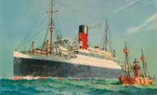Ascania, Cunard White Star, 1920s