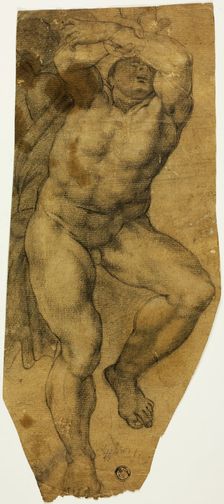 Ascending Male Nude, n.d. Creator: Unknown