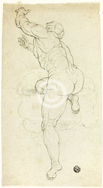 Ascending Male Nude, n.d. Creator: Unknown.