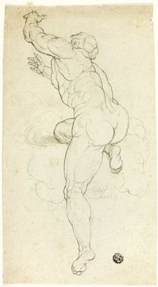 Ascending Male Nude, n.d. Creator: Unknown