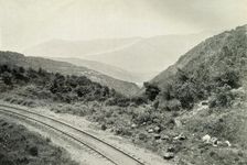 Ascending the Mexican Cordillera, or Eastern Sierra Madre: The Railway Is Seen In The Valley Far Be Creator: Unknown