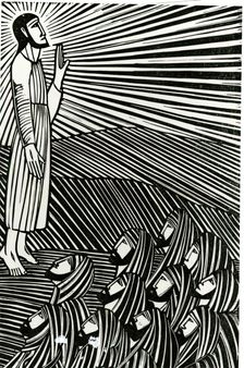 Ascension, 1918. Creator: Eric Gill
