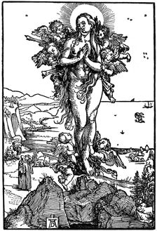 Ascension of Maria Magdalena 1507-1510, (1936). Artist: Albrecht Dürer