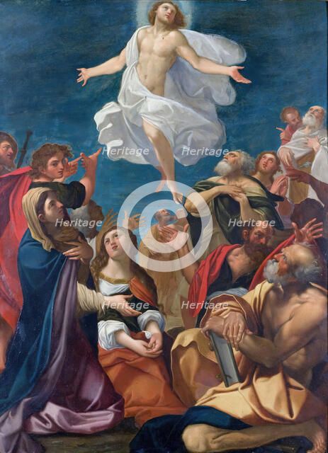 Ascension of Christ, c1640. Creator: Jacopo Cavedone.