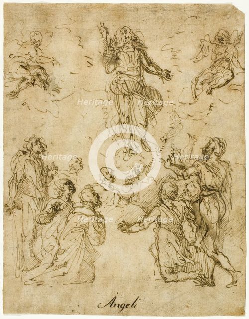 Ascension of Christ, n.d. Creator: Giulio Cesare Angeli.