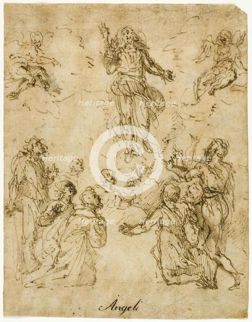 Ascension of Christ, n.d. Creator: Giulio Cesare Angeli.