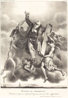Ascension du Constitutionnel, 1830/1835. Creator: Aubert