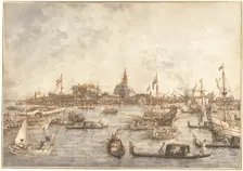 Ascension Day Festival at Venice, 1765/1766. Creator: Canaletto