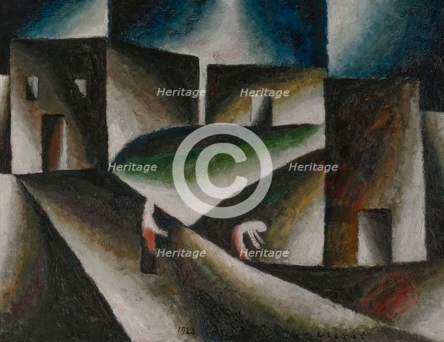 Ascetic Landscape II, 1922. Creator: Segal, Arthur (1875-1944).