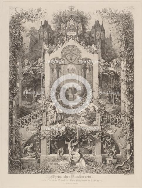 Aschenputtel (Cinderella), 1847. Creator: Eugen Napoleon Neureuther.