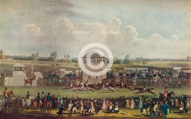 'Ascot Heath Races', 19th century. Artist: James Pollard.