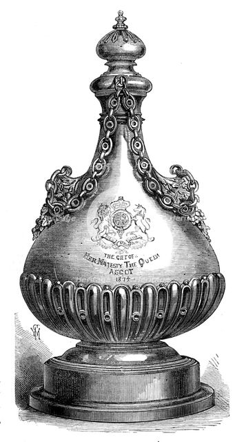 Ascot Race Plate: the Queen's Gold Vase, 1874. Creator: Unknown.