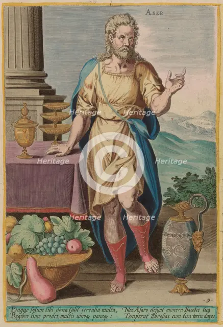 Aser, c. 1585. Creator: Johann Sadeler I.