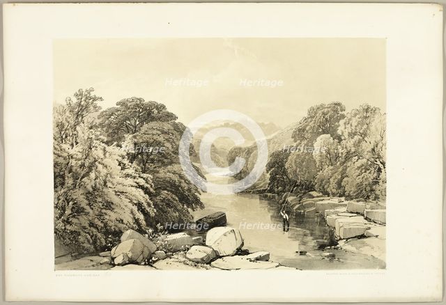 Ash, Sycamore and Oak, from The Park and the Forest, 1841. Creator: James Duffield Harding.