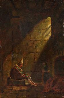 Ash Wednesday, ca 1860. Creator: Spitzweg, Carl (1808-1885)