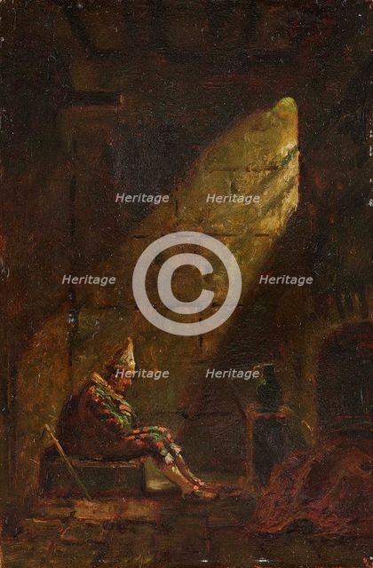 Ash Wednesday, ca 1860. Creator: Spitzweg, Carl (1808-1885).