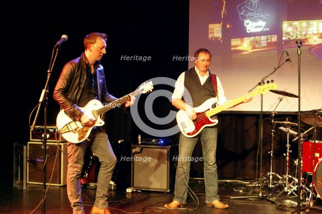 Ash Wilson and Mat Beable,  Crawley Blues Club, Hawth, Crawley, West Sussex, 7 April 2019. Creator: Brian O'Connor.