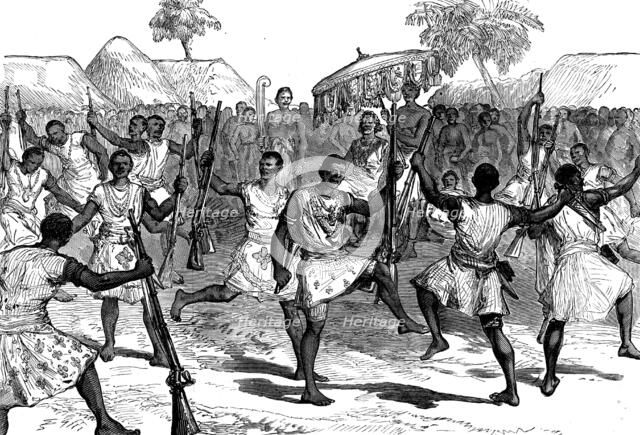 Ashantee war-dance, 1873. Creator: Unknown.
