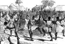 Ashantee war-dance, 1873. Creator: Unknown