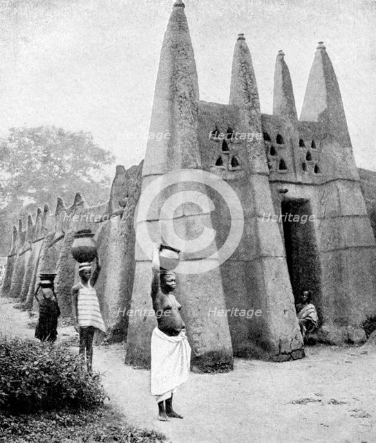 Ashanti architecture, Ghana, 1922Artist: PA McCann