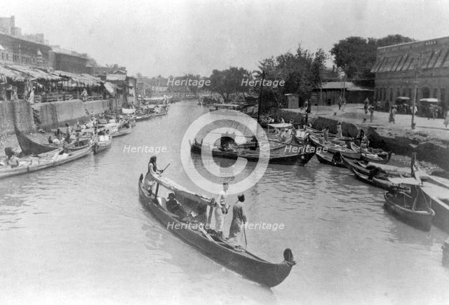 Ashar Creek, Basra, Iraq, 1917. Artist: Unknown