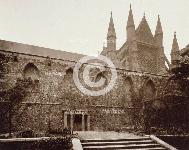 Ashburnham House - The Garden, c1882. Creator: Henry Dixon & Son.